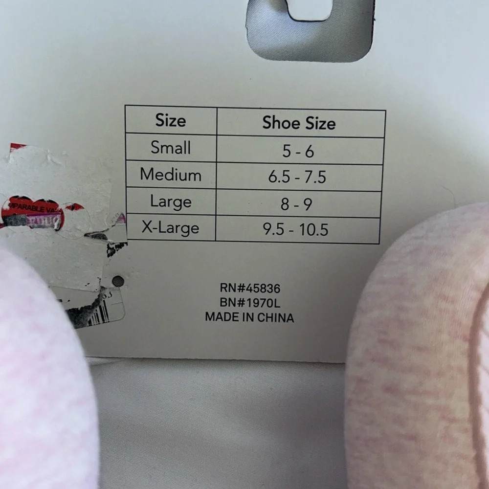 True Religion Pink And Gray Horseshoe Adjustable Strap Slide On Slippers - Picture 9 of 12